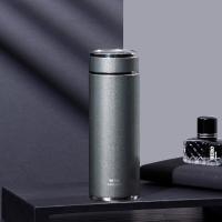 万象 不锈钢真空保温杯 H86L相思灰400ML