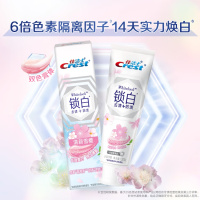 佳洁士天鹅绒护龈牙刷(樱花粉)+清新雪樱牙膏120g+冈山梦白桃牙膏20g+漱口水白桃味250ml