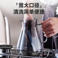 苏泊尔 KCG17BD10 玻璃水壶家用冷水壶大容量耐热凉水壶花茶壶果汁壶 镜花水壶 1.7L
