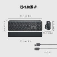Logitech罗技罗技MX KEYS S COMBO 高性能无线键鼠套装黑色