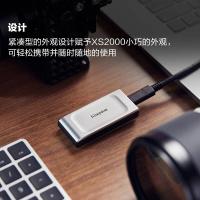 金士顿(Kingston)2TB Type-C USB3.2 移动固态硬盘(PSSD)XS2000 高速读写2000MB