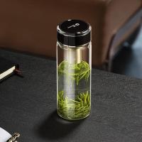 万象 钛银单层玻璃杯 TU37夜光红480ML