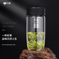 万象 单层玻璃杯 U17黑490ML