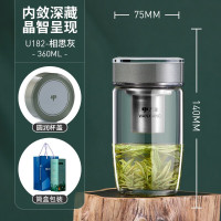 万象 单层玻璃杯 U182相思灰360ML