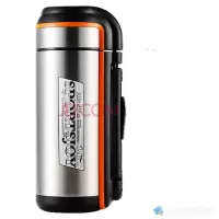 万象 不锈钢真空保温旅游瓶Q19橙色1800ML
