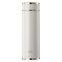 万象 不锈钢真空保温杯 H94L乳白色200ML