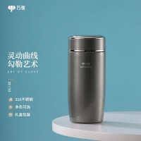 万象 不锈钢真空保温杯 F84L相思灰360ML