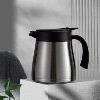 万象 不锈钢真空保温壶/焖茶壶T30钛银色1800ML