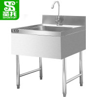 圣托 STTC-EA06B 单星水池 欧式款[600宽]单星水池 B(带围板+水龙头) 单位:台