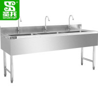 圣托 DJB12 三星水池 1800*700*800mm 201不锈钢 1.0厚 单位:台