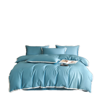 洁丽雅60贡缎四件套-宾利蓝