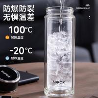 苏泊尔 KCG28AY10 双层耐热玻璃杯B.闪耀黑280ml