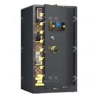 臻远ZY-NW-BXGS-64全钢实心保险柜办公防盗保险箱 高150cm黑色电子款