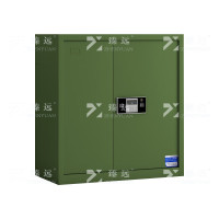臻远ZYJJ-80080 钢制保密柜保险柜保密档案资料柜 绿色单节电子锁