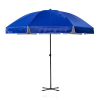 三极户外(Tri-Polar) TP7057户外沙滩伞大型广告太阳伞摆摊遮阳伞直径2.6米双层银胶布+四角折叠支架 遮阳