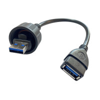 德拉奇(DELAGE) DT20 USB3.0公对母 高速传输连接线 线长20cm 数据线 1.00 个/条 (计价单位