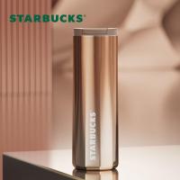 星巴克(STARBUCKS) 11155118 幸运金款翻盖杯473ml 保温杯 (计价单位:个) 金色