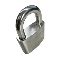 中犀 ZX-21 50mm 通开不锈钢弧形弹子锁 挂锁 1.00 个/把 (计价单位:把) 银色