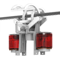 润泰博源 RT-JS001 (双头)0.4w IP67 LED 12V 太阳能警示灯 (计价单位:盏) 红色