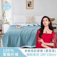 东纺拾光 DF3002-01 200*230cm亲肤炫彩夏被 被子 1.00 件/条 (计价单位:条) 夏至