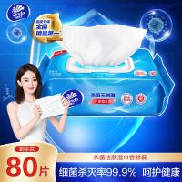 维达(Vinda)湿巾 VW1028 80片/包 细菌杀灭率99.9% 清洁无刺激 卫生湿纸巾