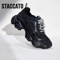 思加图春季甜酷老爹鞋厚底增高运动休闲鞋女鞋