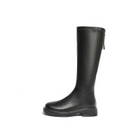 森达骑士靴女款冬季简约气质潮流长筒高筒靴