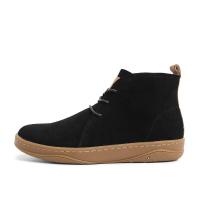 森达(SENDA)简约休闲靴女春季户外平底舒适休闲短靴