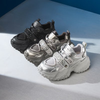 天美意老爹鞋女鞋子厚底增高运动时尚潮流女休闲鞋春