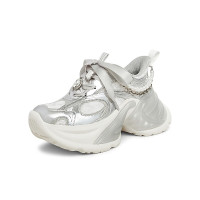 天美意老爹鞋女鞋子流光之翼时尚厚底增高休闲鞋女运动鞋春秋