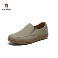 暇步士(Hush Puppies)皮鞋男士商务休闲软底一脚蹬乐福鞋