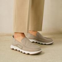 百思图夏商场休闲懒人一脚蹬老北京布鞋厚底男鞋