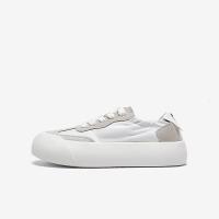 百思图秋季街头复古运动板鞋松糕厚底百搭女休闲鞋