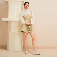 百思图秋季商场可爱迷你手机包水桶包斜挎包女