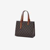 百思图秋季时髦复古大容量托特包单肩斜挎包女