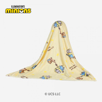 小人(MINIONS)CJF050051舒绒毯BOB+TIM系列1*1.4m(单位:条)色