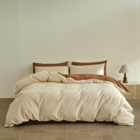 彼加曼 BGM-T01 简尚水洗大提花四件套-奶昔白 200*0cm