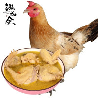 泓花会生鲜谷物散养新鲜老母鸡1350克*1只 C