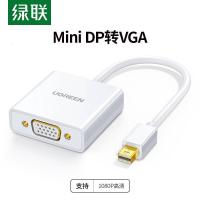 绿联迷你DP转HDMI/VGA/DVI苹果电脑转换器[1080P款-白]10458