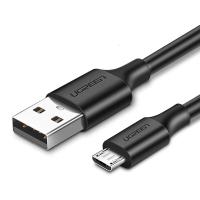 绿联 USB2.0公转Micro5p数据线安卓数据线快充US2890.25米/黑色601342条装