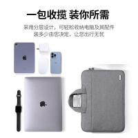 绿联电脑包手提16英寸笔记本商务包适用华为小米联想游戏本大容量收纳