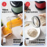 摩飞电器(Morphyrichards)轻食破壁机家用研磨机多功能料理机榨汁机MR9501清新绿