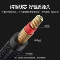 绿联6.5mm音频线6.35大二芯公对公连接线对录线音箱功放麦克风电吉他调音台转接线5米40813