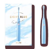 舒客克专效樱巧特护牙刷成人细软毛宽头男女士专用情侣小头家庭装家用声波电动牙刷Y1烟熏蓝1支