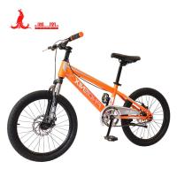 凤凰高碳钢机械双碟刹学生车山地自行车TT-20橙色