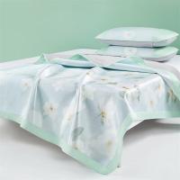 博洋(BEYOND)冰丝凉席可折叠空调席床单三件套床上用品双人成人席子三件套繁春180*200cm
