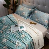博洋(BEYOND)夏被印花抑菌被子被芯宿舍可水洗薄被子60支天丝夏凉被芬芳馥郁200*230cm