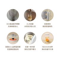 九阳(Joyoung)热水壶烧水壶电水壶304不锈钢开水煲家用大容量电热水壶K20FD-W5185