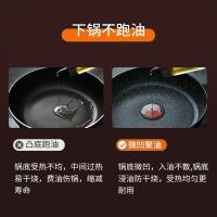 苏泊尔(SUPOR)平底锅煎锅麦饭石色不粘锅火红点星星石煎牛排电磁炉燃气通用带盖款丨火红点感温丨28cm