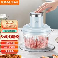 苏泊尔(SUPOR)双档点控按压300W大功率升级短轴设计防塞肉近2L家庭大容量绞肉机JRD07